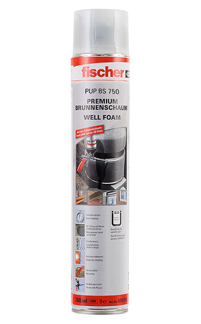 Fischer Premium Brunnenschaum PPUP BS 750ml (€11,86/L) 